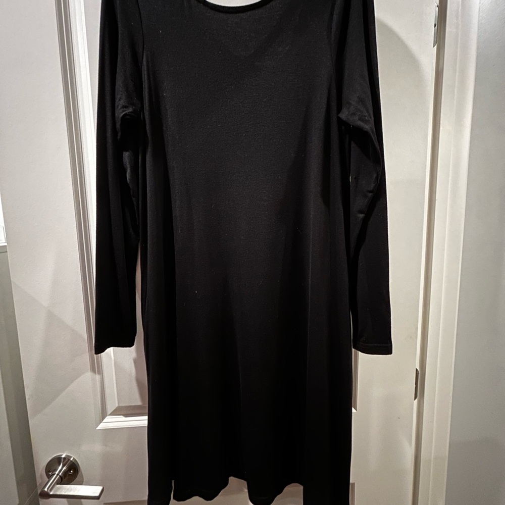 Simply Southern Classic Black Long Sleeve Dress